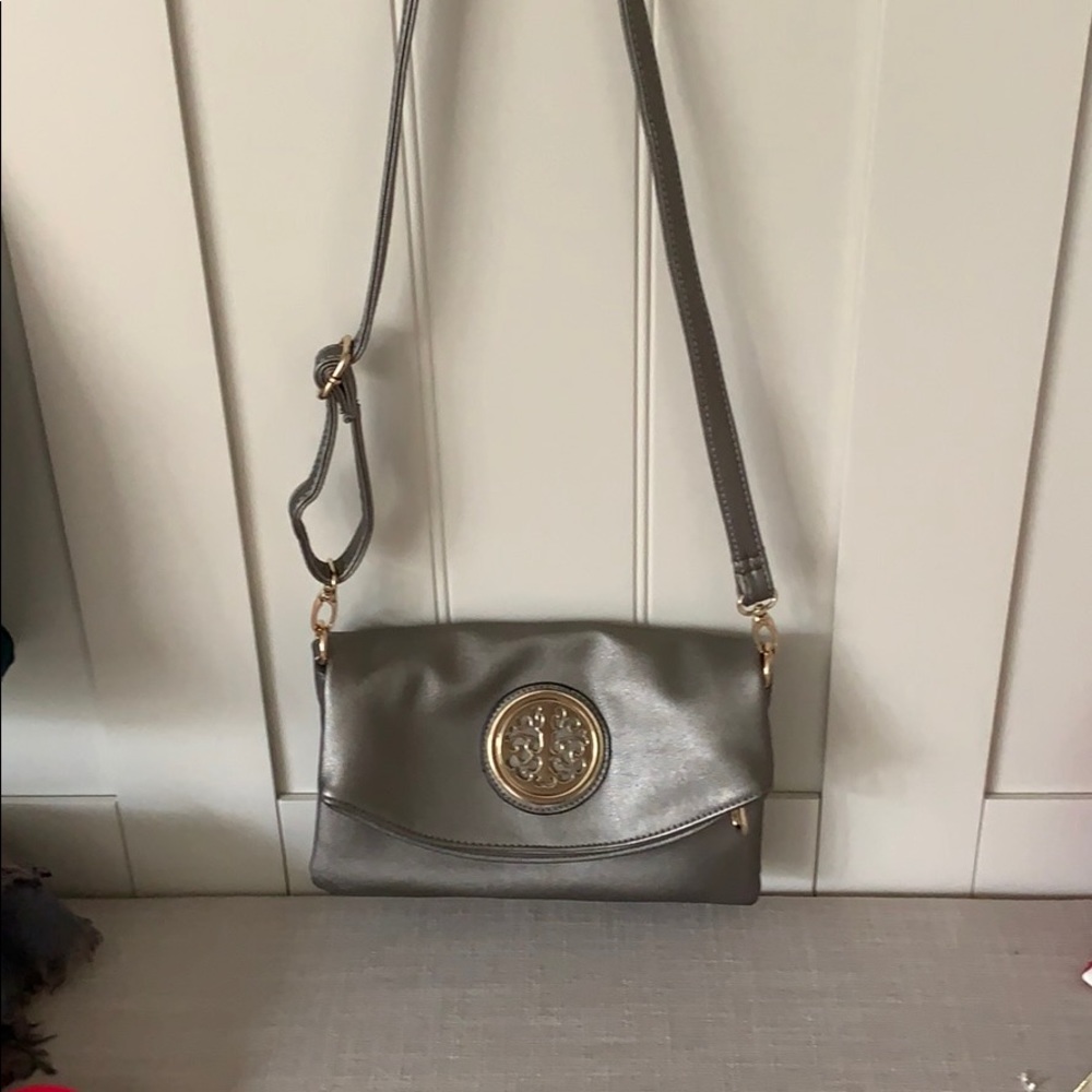 Soft cross body evening bag